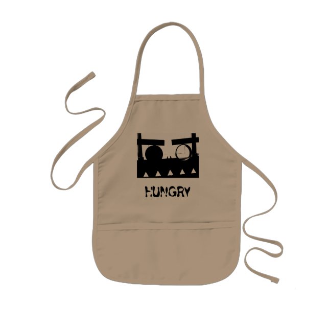 Tablier Enfant Tablier affamé d'enfant de monstre (Devant)