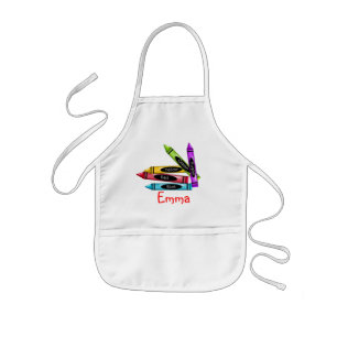 Tablier Enfant Tablier d'art de crayon d'enfants