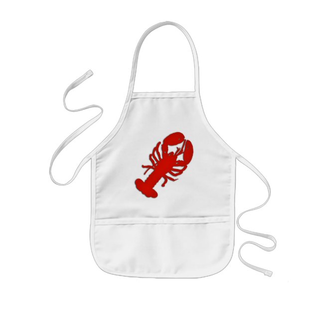 Tablier Enfant Tablier de bavoir de homard petit (Devant)