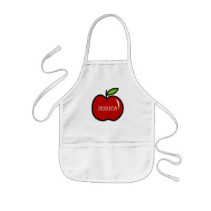 Tablier Enfant Tablier de cuisine de pomme rouge pour enfants   P