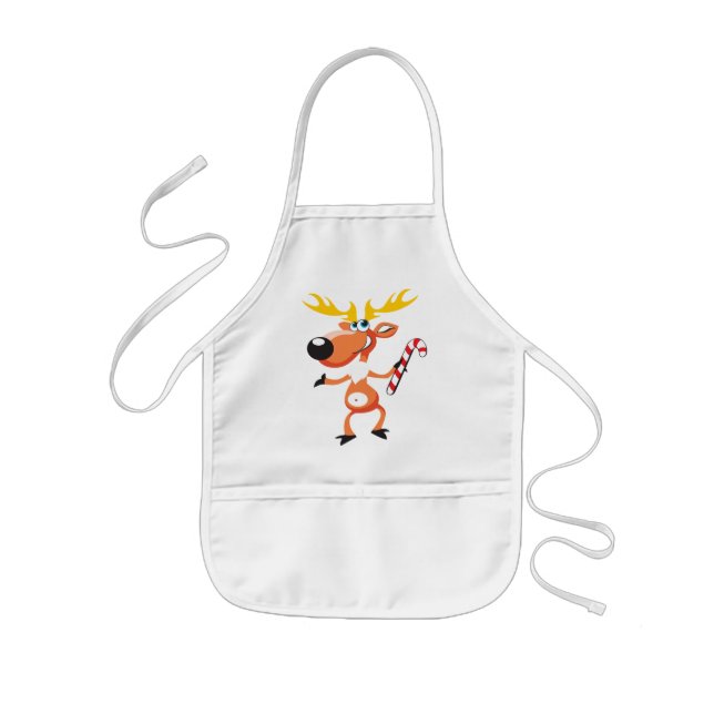 Tablier Enfant Tablier mignon de Noël d'enfants pour la cuisson (Devant)
