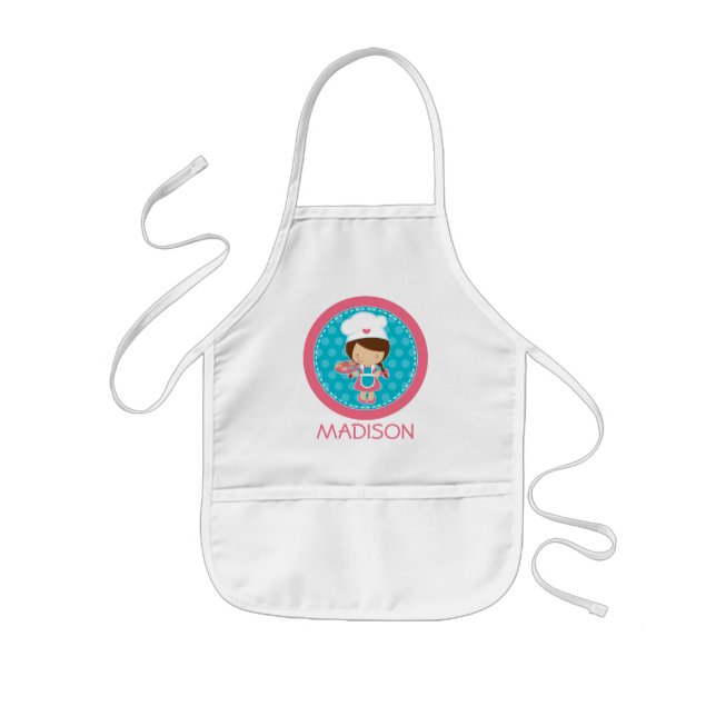 Tablier Enfant Tablier Personnalisé - Le Petit Baker Party est fa (Devant)