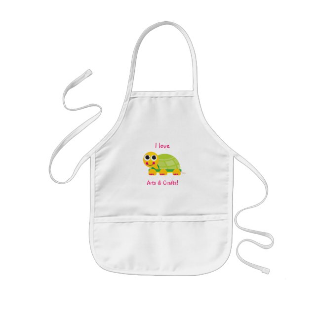 Tablier Enfant Tortue mignonne (Devant)