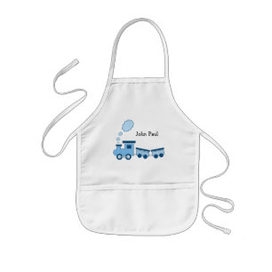 Tablier Enfant Train Blue Choo Choo