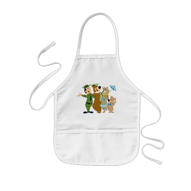 Tablier Enfant Yogi Ours et amis Accueil chaleureux (Devant)