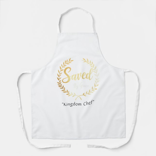 Tablier Enregistrer par Grace Apron - Custom Faith Cadeau (Recto)