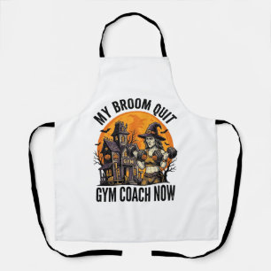 Tablier Entraîneur de Fitness Halloween Sorcière Citrouill