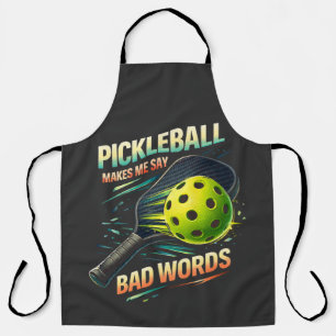 Tablier Entraîneur de Pickleball Drôle Me Fait Dire Des Gr