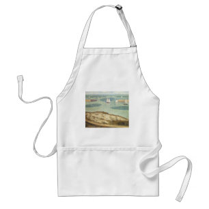 Tablier Entrée du port par Georges Seurat, Art ancien
