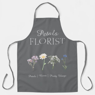 Tablier Entreprise de fleuriste de luxe moderne branding