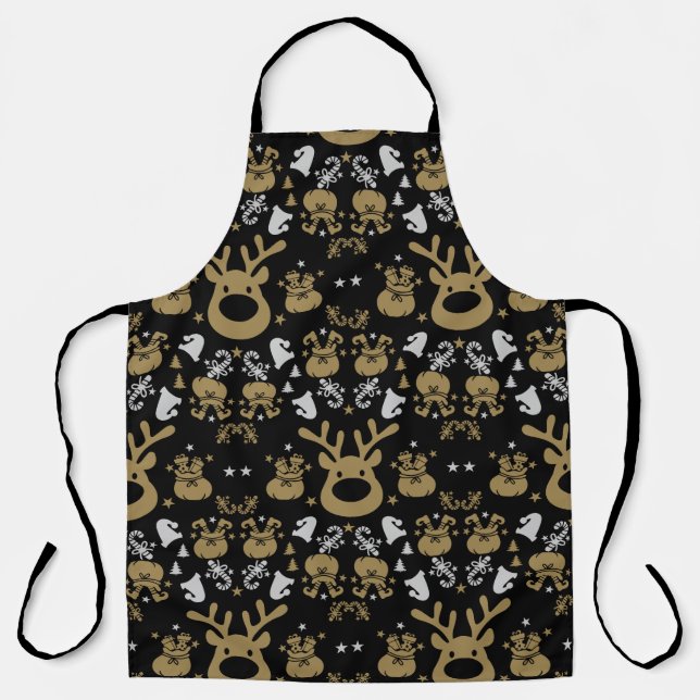 Tablier Enveloppement de Noël Elf (Recto)