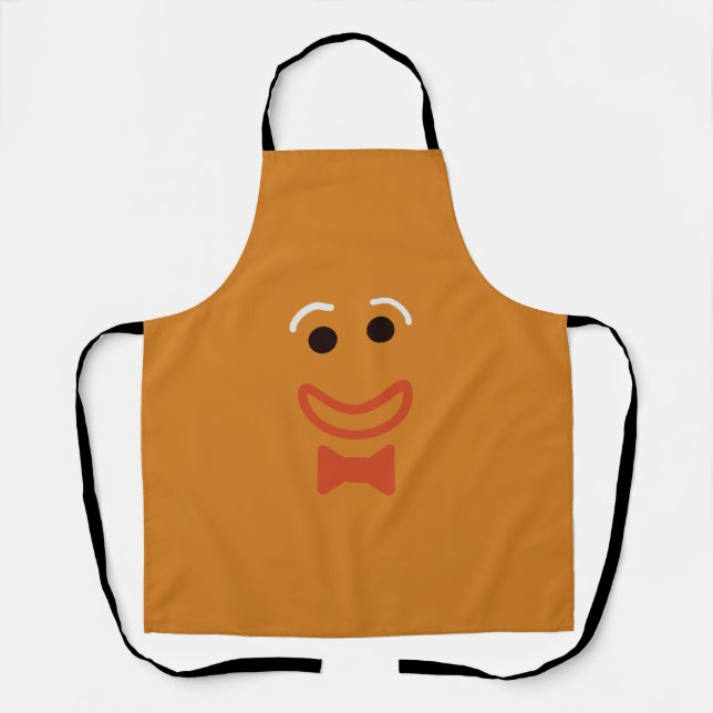 Tablier Epic Gingerbread Homme Visage amusant Cookie Noël (Recto)