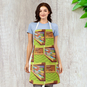 Tablier Épicerie colorée Aisle and Bakery