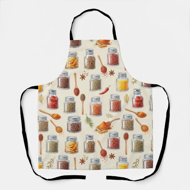 Tablier Epices orientales par Natasha Us (Recto)