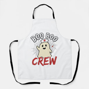 Tablier Équipage Boo Boo Halloween Infirmière Fantôme Desi