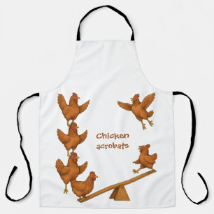 Tablier Équipe d'acrobates des poulets gazouillants