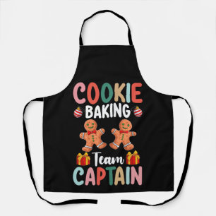 Tablier Équipe de cuisson des cookies Capitaine Famille No