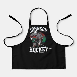 Tablier Équipe de hockey sur glace personnalisée Nom de l'
