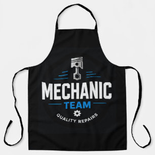 Tablier 👨🔧 Équipe de mécaniciens Atelier de réparation