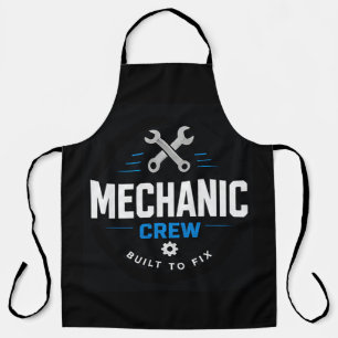Tablier 🔧 Équipe de mécaniciens Personnel de garage moder