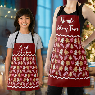 Tablier Équipe de pâtisserie de vacances personnalisée Enf