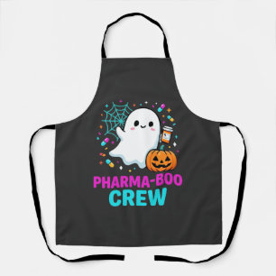 Tablier Équipe de Pharma-Bou du pharmacien Halloween fantô