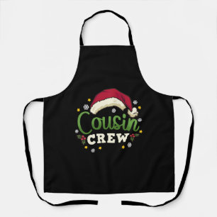 Tablier Équipe du cousin de Christma