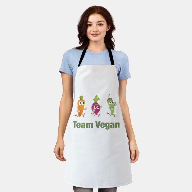 Tablier Équipe Vegan Adulte Apron (Porté)