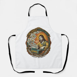 Tablier Erreur d'imprimante Jésus 100 exemplaires couleur