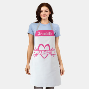 Tablier Espace chef de nom personnalisé Cadeau de la fêt