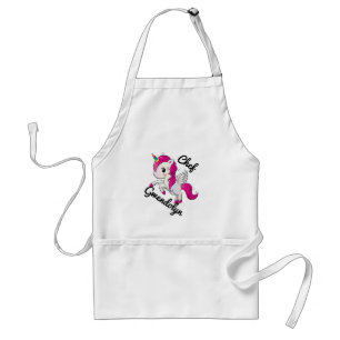 Tablier Espace cuisine personnalisé Cute Unicorn