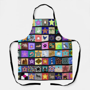 Tablier Espace d'impression Collage Allover