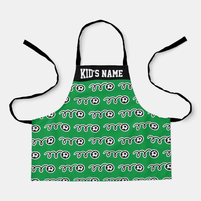Tablier Espace enfant personnalisé avec joli tirage de bal (Recto)