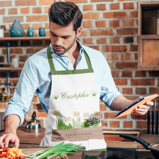 Tablier Espace Jardin Nom Personnalisé (Créateur téléchargé)