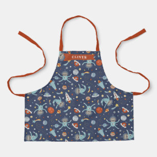 Tablier Espaces fentes Motif mignon - Ajouter un nom