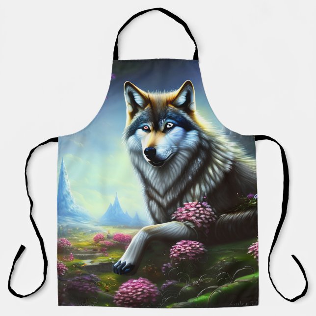 Tablier Esprit silencieux des bois (Recto)