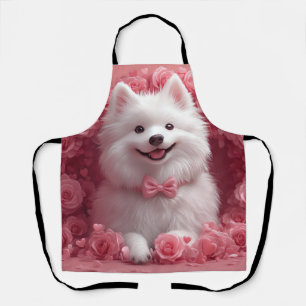 Tablier Esquimau américain avec des roses - Saint-Valentin