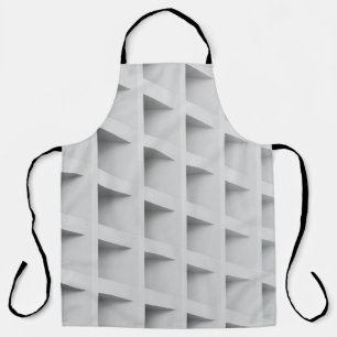 Tablier étagère cubique blanche
