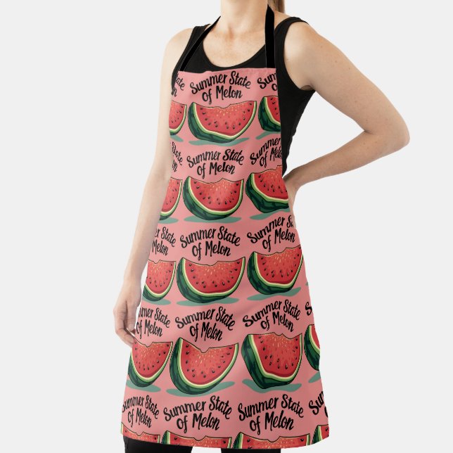 Tablier État estival de Melon Retro Fruit Art (Insitu)