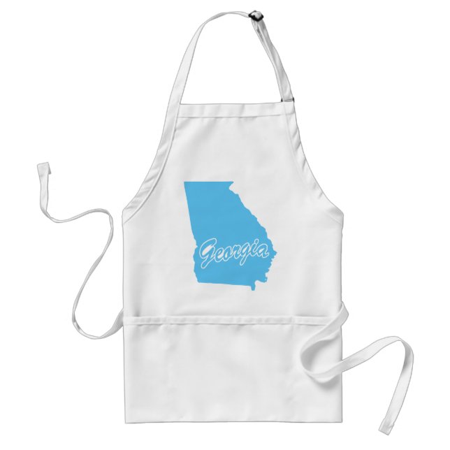Tablier État Géorgie Adulte Apron (Devant)