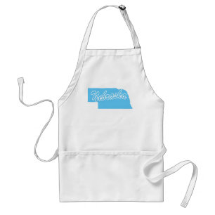 Tablier État Nebraska Adult Apron