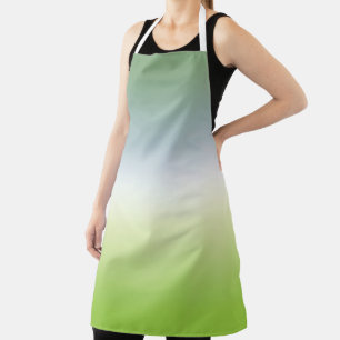 Tablier Été Frais Dégradé Cool Bleu Vert Ombre