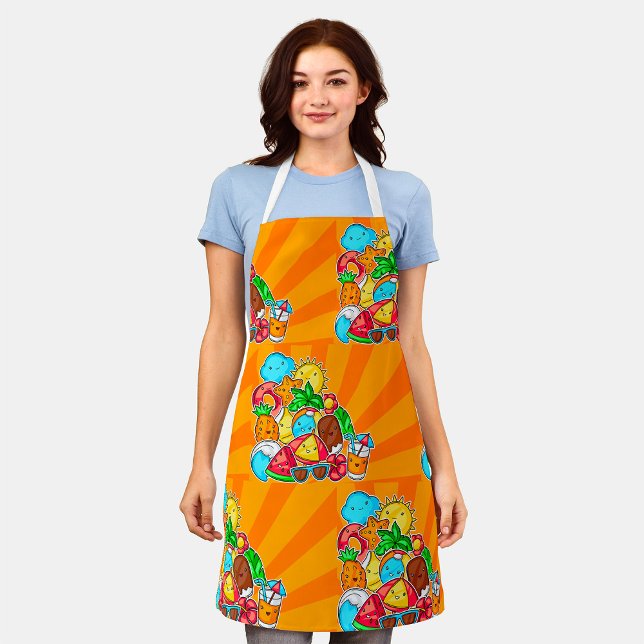 Tablier Été Kawaii (Créateur téléchargé)