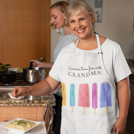 Tablier Été moderne coloré personnalisé