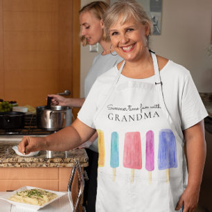 Tablier Été moderne coloré personnalisé