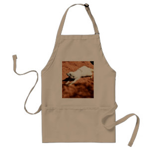 Tablier Étirement Meerkat Blanc, Apron