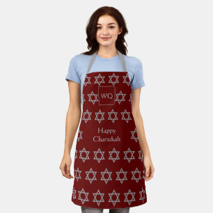 Tablier Étoile de David HEUREUX CHANUKAH Monogramme