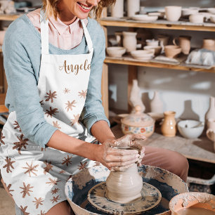 Tablier Étoiles métalliques - cuivre