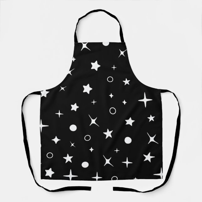 Tablier étoiles noires (Recto)