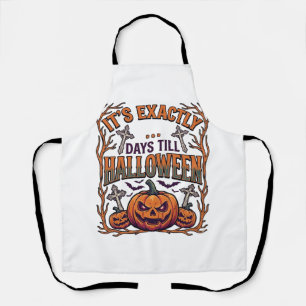 Tablier Exactement Jours Avant Halloween Citrouille Chauve